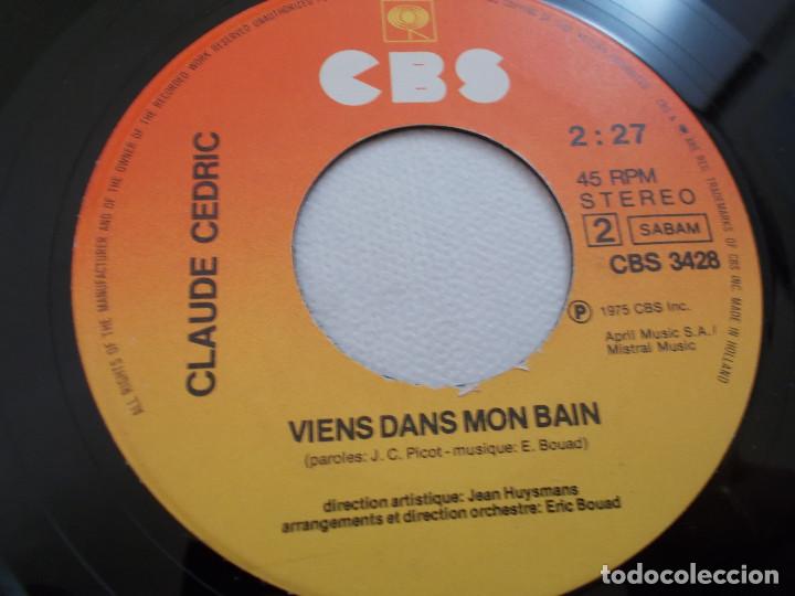 Discos de vinilo: CLAUDE CEDRIC, TE REDIRE JE T&acute;AIME. - Foto 2