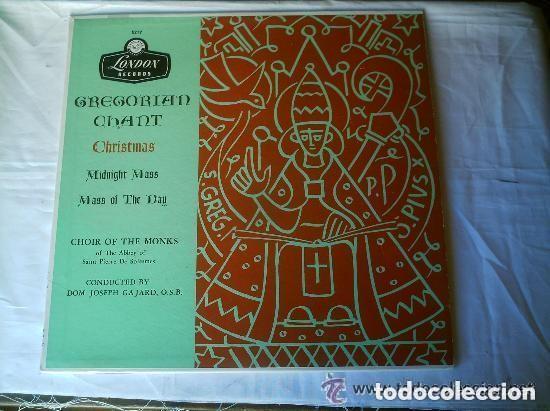 Discos de vinilo: GREGORIAN CHANT CHRISMAS LP VINILO - Foto 2