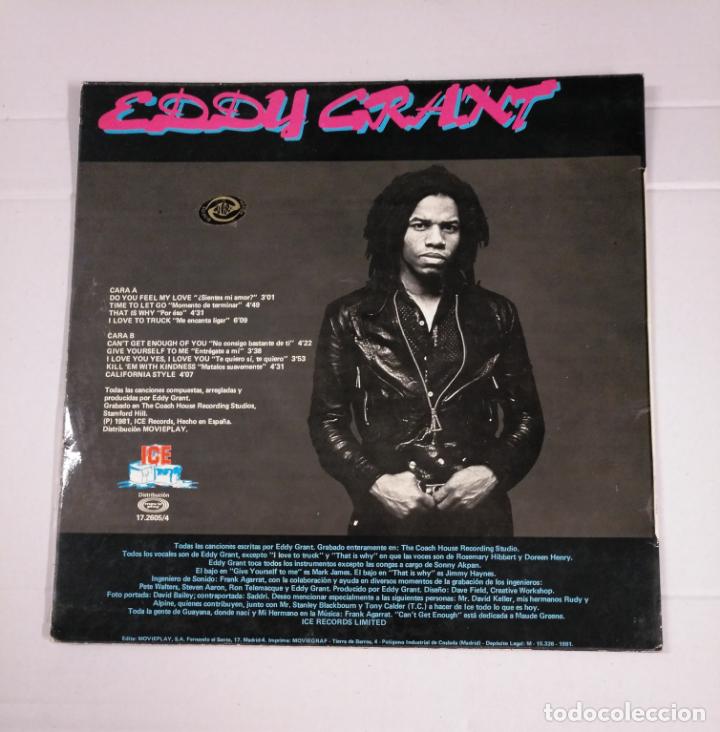 Discos de vinilo: EDDY GRANT. - CANT GET ENOUGH - LP. TDKLP10 - Foto 2