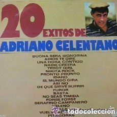 Discos de vinilo: ADRIANO CELENTANO - 20 EXITOS - LP SPAIN 1975