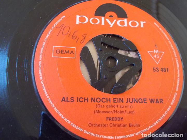Discos de vinilo: FREDDY, ALS ICH NOCH EIN JUNGE WAR, KOMM ZU MIR. - Foto 3