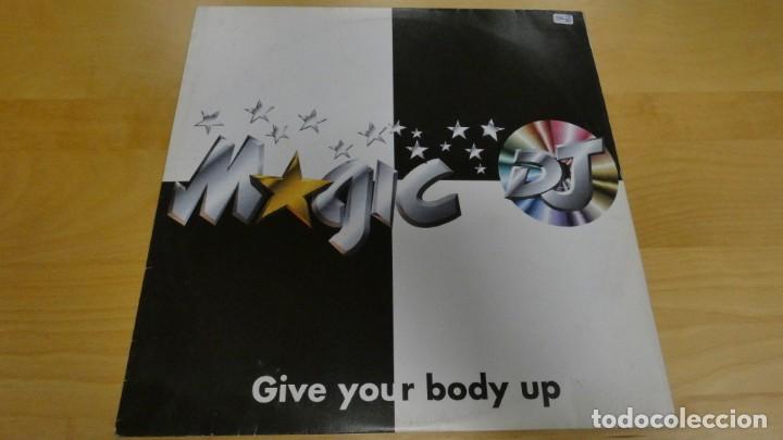 Discos de vinilo: LP MAGIC . GIVE YOUR BODY UP - Foto 1