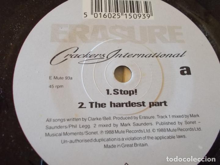 Discos de vinilo: ERASURE,, STOP, THE HARDEST PART. - Foto 3