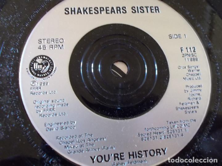 Discos de vinilo: SHAKESPEAR&acute;S SISTER. YOU&acute;RE HISTORY - Foto 3