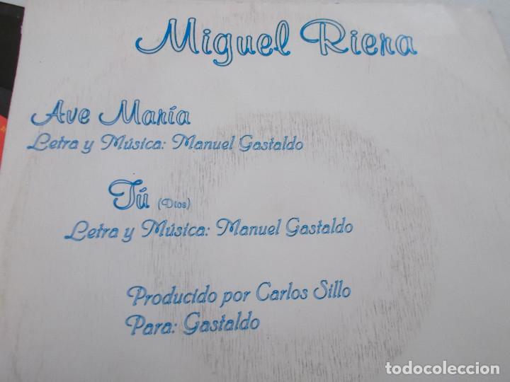 Discos de vinilo: MIGUEL RIERA. AVE MARIA - Foto 2