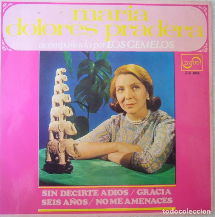 Discos de vinilo: Maria Dolores Pradera. Sin decirte adios. - Foto 1