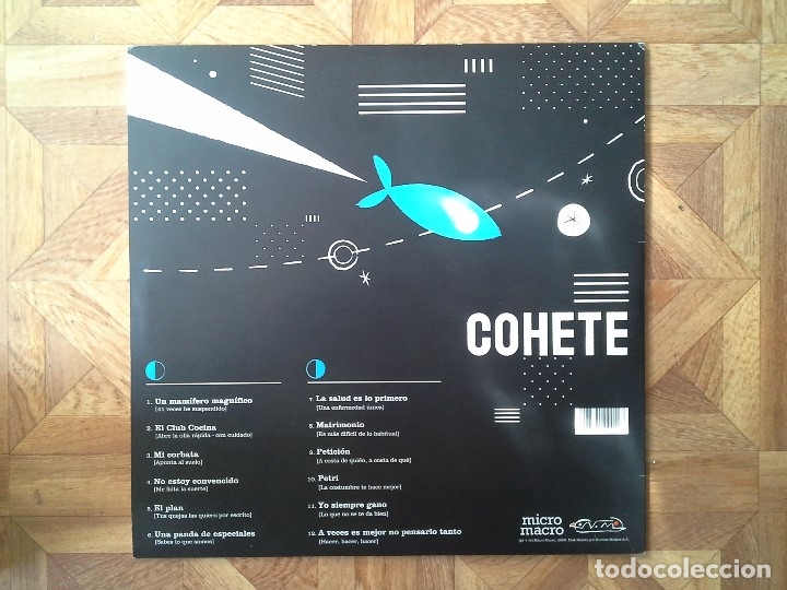 Discos de vinilo: COHETE - IDEM - 1&ordm; LP 2009 - COMO NUEVO - Foto 2