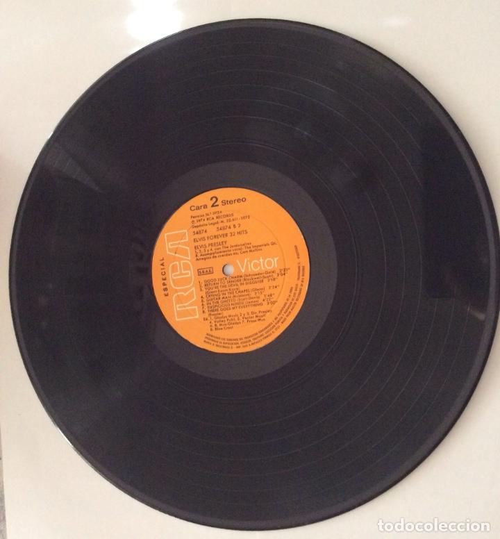 Discos de vinilo: Elvis - Forever - 32 Hits 2 LP&acute;S - Foto 3