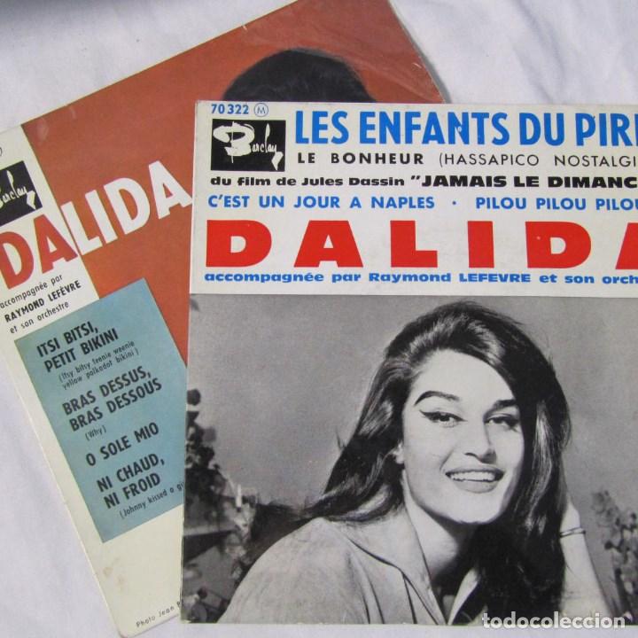 Discos de vinilo: 2 EPs de Dalila. Les enfants du Pire&eacute; Itsi Bitsi Petit bikini
