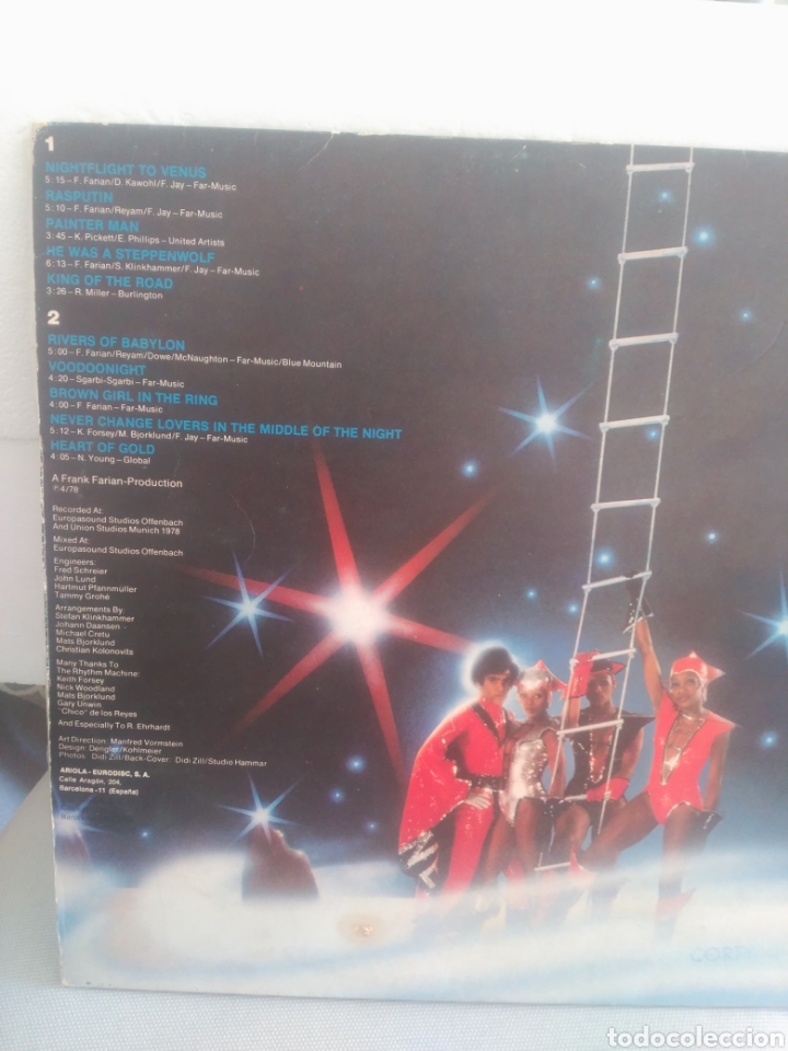 Discos de vinilo: Nightflight to Venus .Boney M - Foto 2