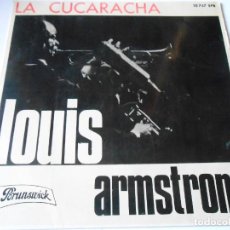 Dischi in vinile: LOUIS ARMSTRONG, EP, LA CUCARACHA + 3, AÑO 1965. Lote 135416838