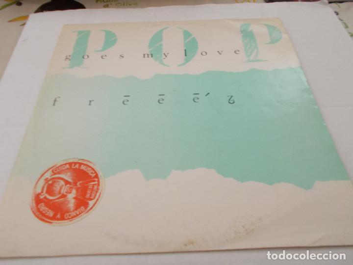 Discos de vinilo: FREEEZ, POP GOES MY LOVE,, MAXI - Foto 1