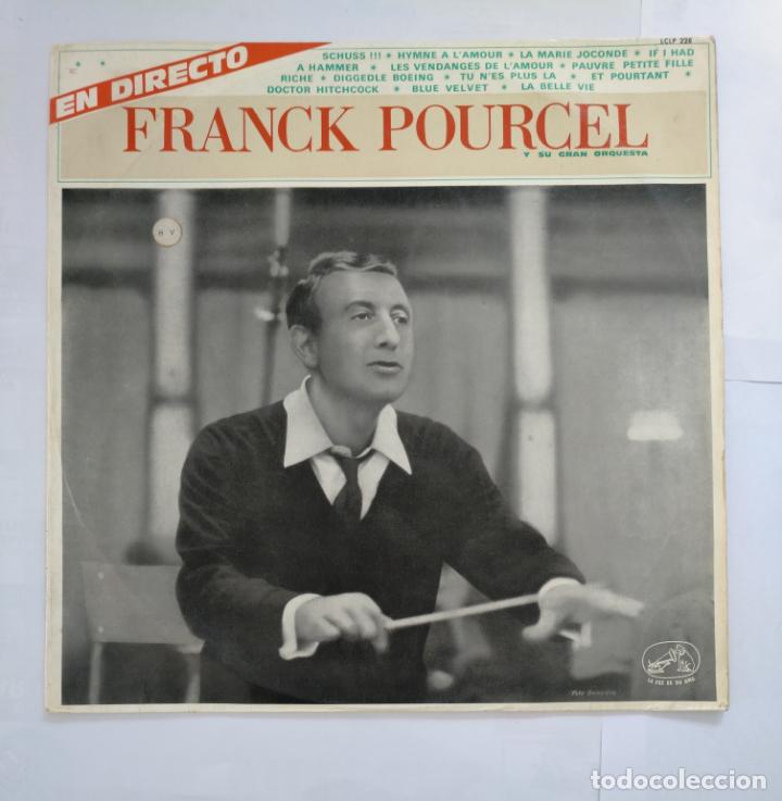 Discos de vinilo: FRANCK POURCEL Y SU GRAN ORQUESTA EN DIRECTO. TDKDA36 - Foto 1