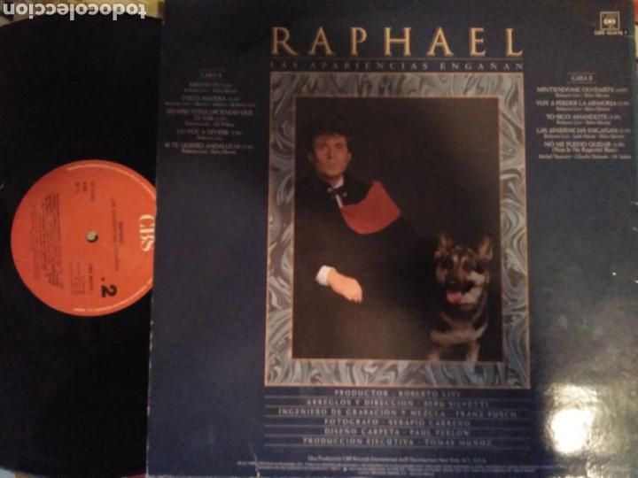 Discos de vinilo: Raphael - las apariciones enga&ntilde;an - Foto 2