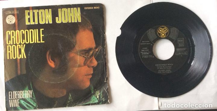Discos de vinilo: ELTON JOHN - CROCODILE ROCK - ELDERBERRY WINE - Foto 1