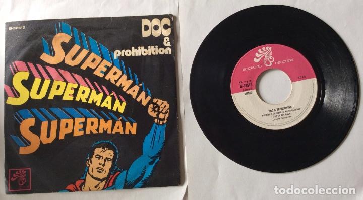 Discos de vinilo: Single DOC & PROHIBITION - SUPERMAN - Foto 1