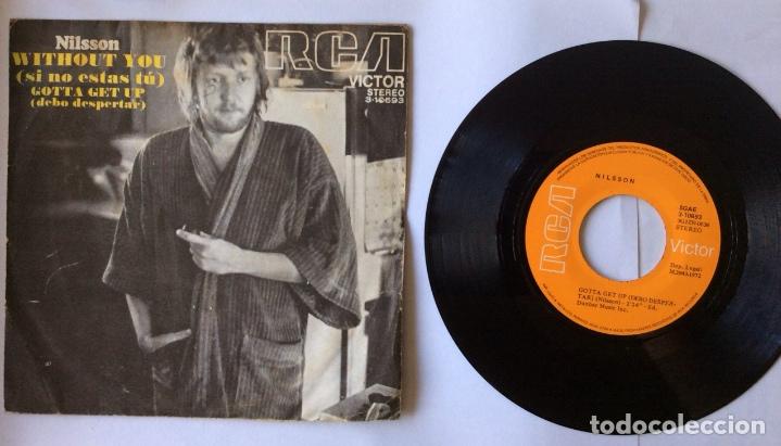 Discos de vinilo: NILSSON - WITHOUT YOU - SINGLE 1972 - Foto 1