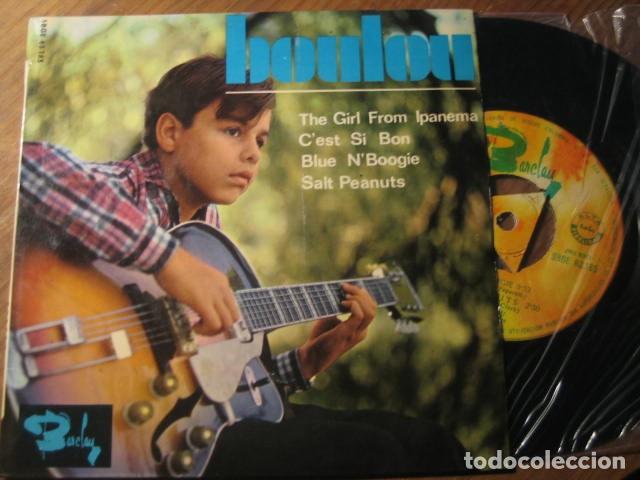 Discos de vinilo: BOULOU - The girl from Ipanema + 3  ****** RARO EP ESPA&Ntilde;OL 1965