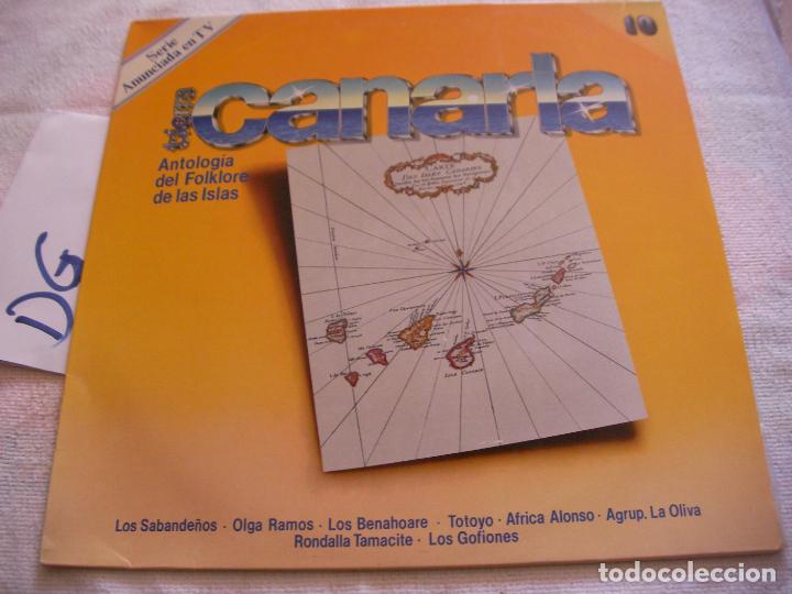 Disques de vinyle: ANTIGUO DISCO LP VINILO - TIERRA CANARIA - ANTOLOGIA DEL FOLKLORE DE LAS ISLAS - D4