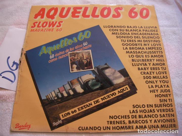 Discos de vinilo: ANTIGUO DISCO LP VINILO - AQUELLOS 60 - D3