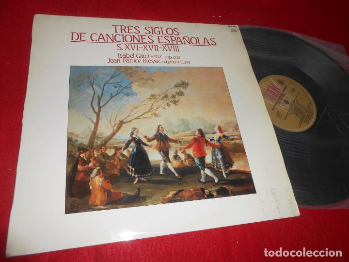 Disques de vinyle: TRES SIGLOS CANCIONES ESPA&Ntilde;OLAS XVI-XVII-XVIII BROSSE+GARCISANZ LP 1982 ARION EDICION ESPA&Ntilde;OLA SPAIN