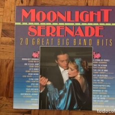 Disques de vinyle: MOONLIGHT SERENADE - 20 GREAT BIG BAND HITS SELLO: BIG BAND ERA – 20190 FORMATO: VINYL, LP, COMPILA. Lote 135548810