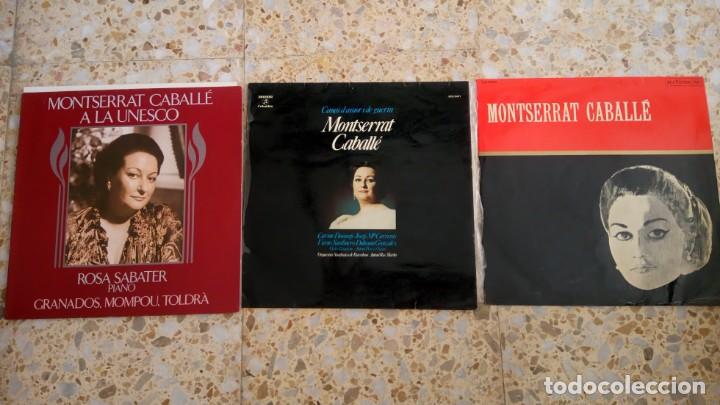 Discos de vinilo: Lote Montserrat Caball&eacute; - Foto 1