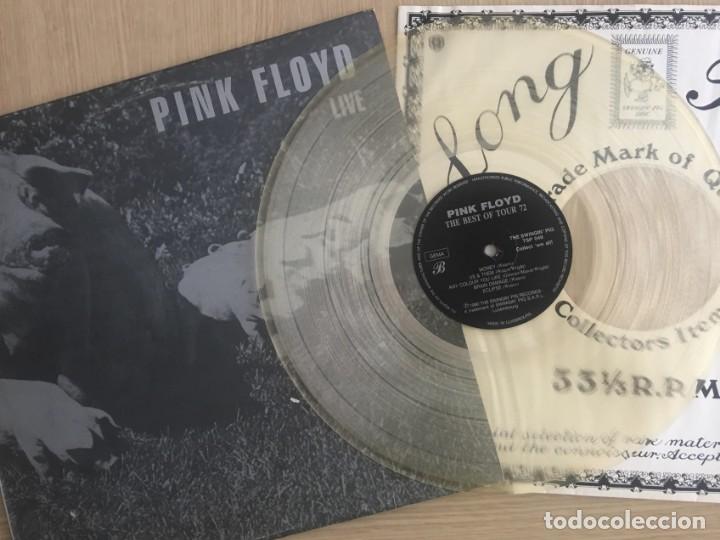 Discos de vinilo: Pink Floyd &ndash; The Best Of Tour 72 - LP VINYL 1990 -WHITE/CLEAR - MUY RARO