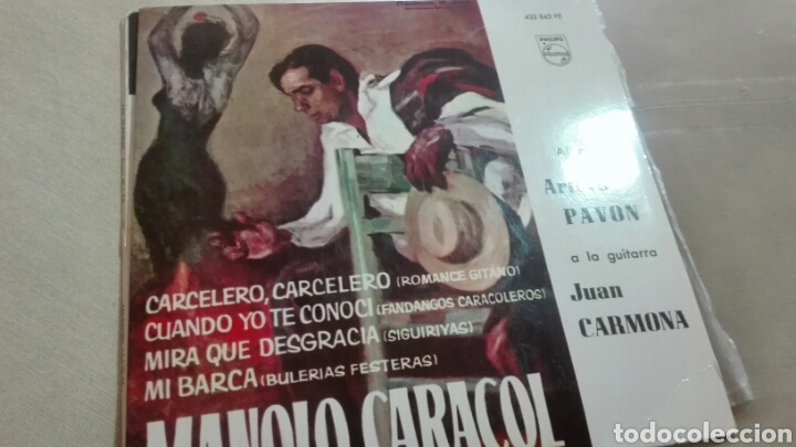 Discos de vinilo: Disco vinilo MANOLO CARACOL - Foto 1