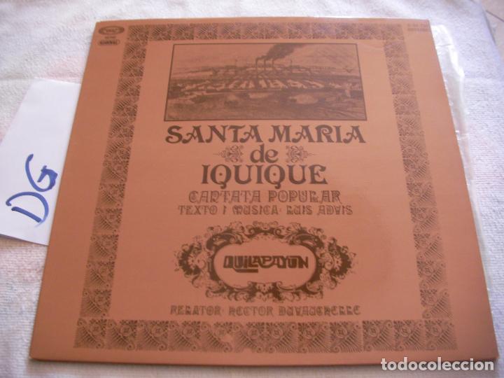 Disques de vinyle: ANTIGUO DISCO LP VINILO - SANTA MARIA DE IQUIQUE - D4