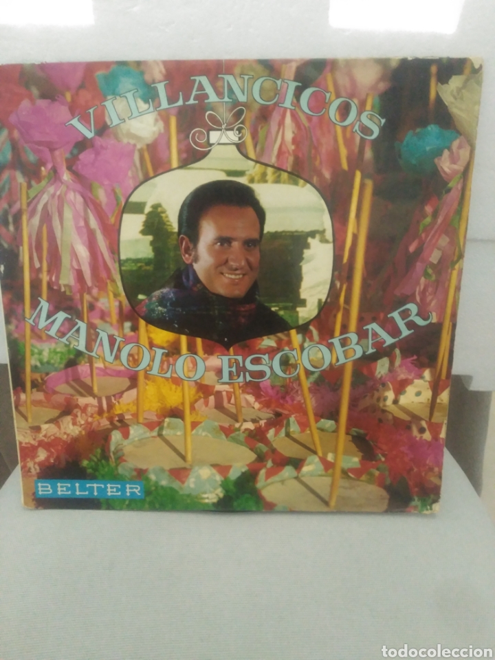 Discos de vinilo: Villancicos. Manolo Escobar - Foto 1