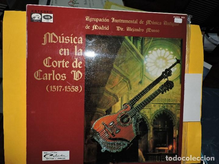 Discos de vinil: M&uacute;sica en la Corte de Carlos V (1517-1558). Agrupaci&oacute;n Instrumental de M&uacute;sica Antigua de Madrid