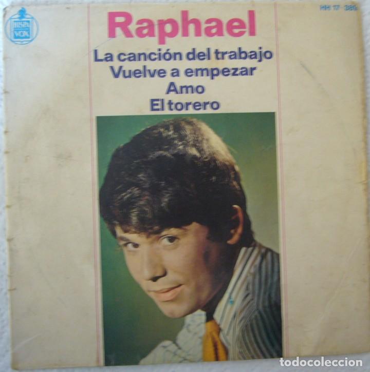 Discos de vinilo: Raphael. La canci&oacute;n del trabajo - Foto 1
