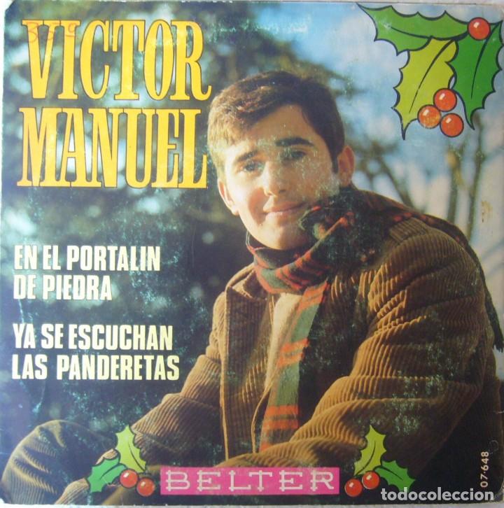 Discos de vinilo: Victor Manuel. En el portal&iacute;n de piedra - Foto 1