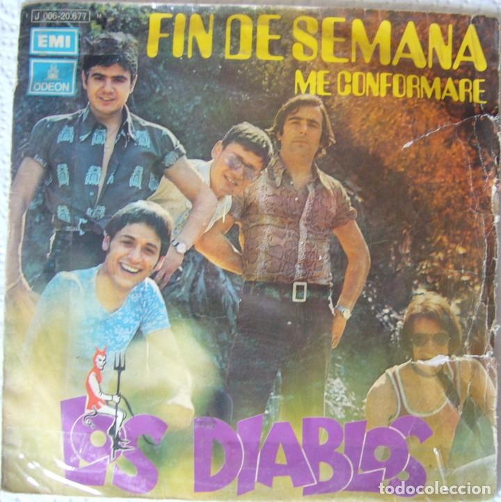 Discos de vinilo: Los Diablos. Fin de semana - Foto 1