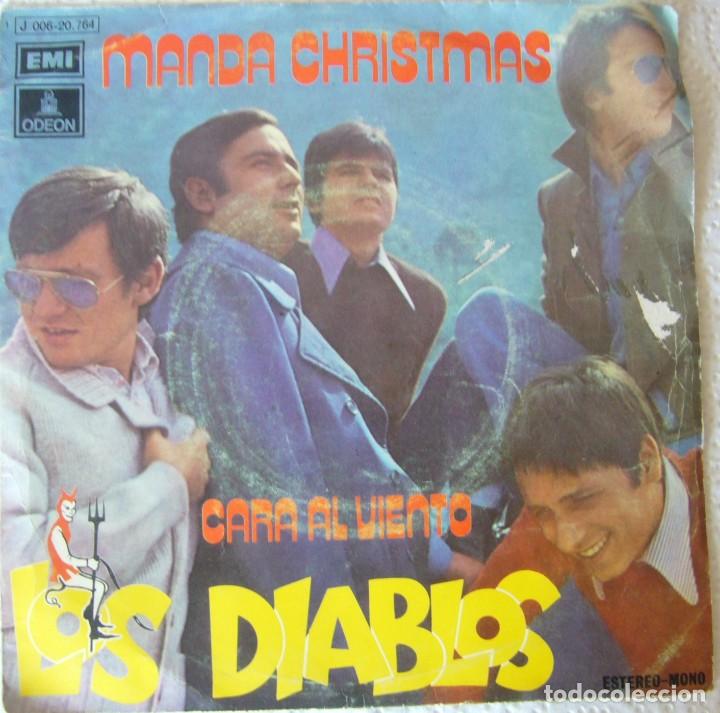 Discos de vinilo: Los Diablos. Manda Chirstmas - Foto 1