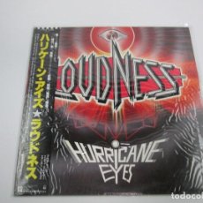 Discos de vinilo: VINILO EDICIÓN JAPONESA DEL LP DE LOUDNESS HURRICANE EYES - VER CONDICIONES DE VENTA