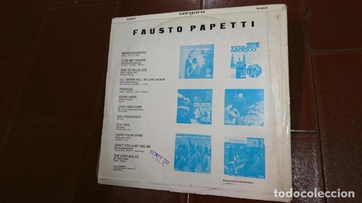 Discos de vinilo: DISCO VINILO FAUSTO PAPETTI - Foto 2