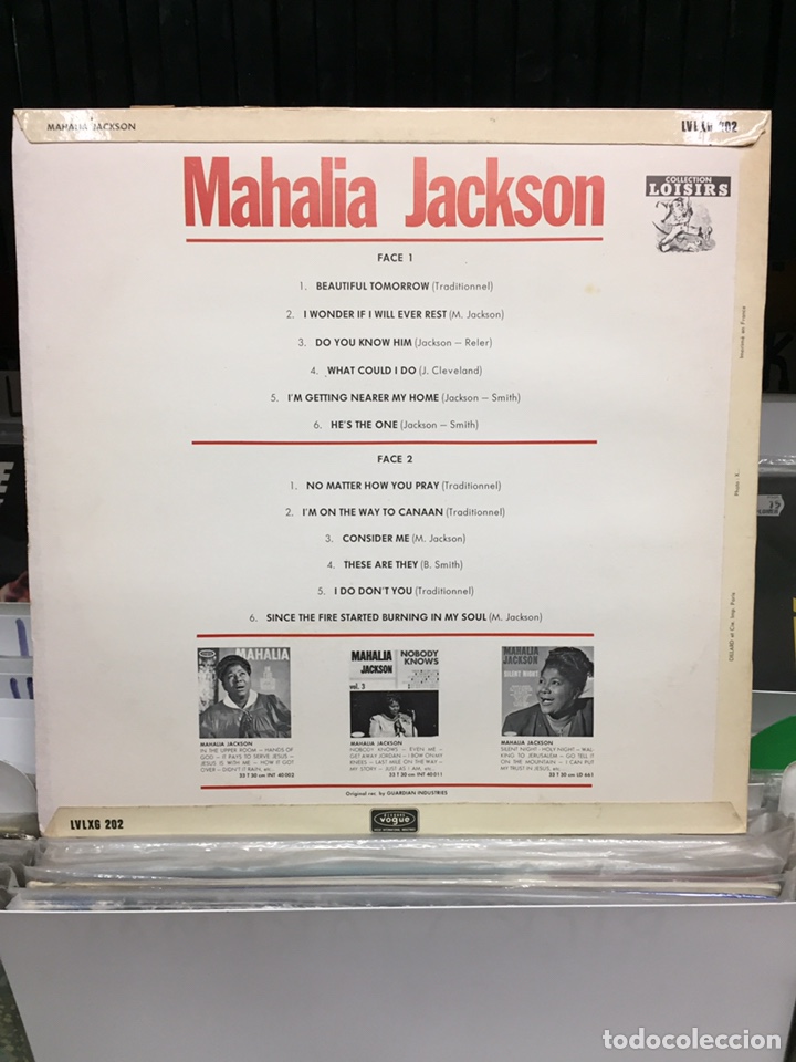 Discos de vinilo: Mahalia Jackson. LVLXG 202 - Foto 2