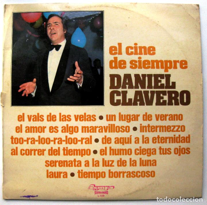 Discos de vinilo: Daniel Clavero - El Cine De Siempre - LP Olympo 1973 BPY - Foto 1