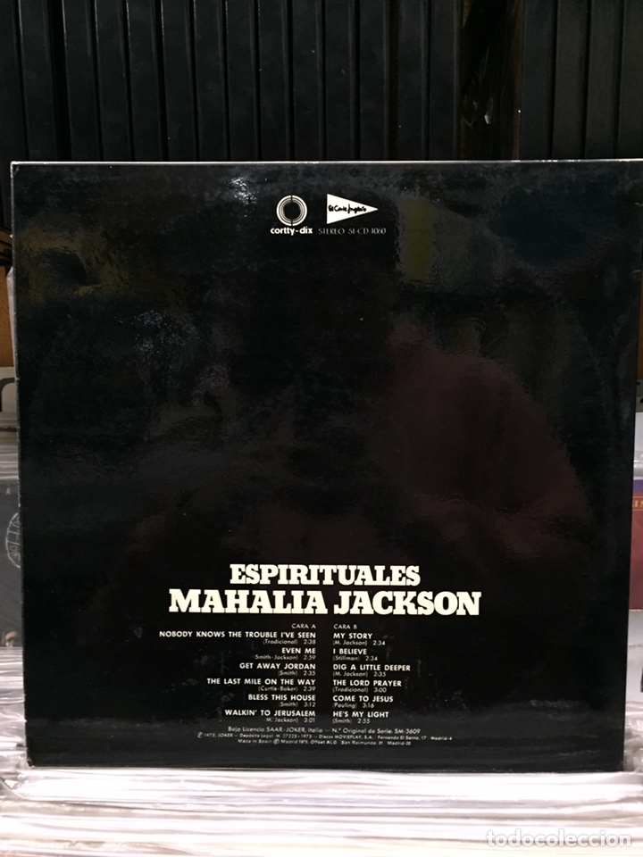 Discos de vinilo: Espirituales. Mahalia Jackson - Foto 2