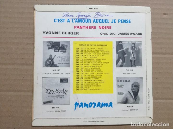 Discos de vinilo: YVONNE BERGER.SINGLE - Foto 2