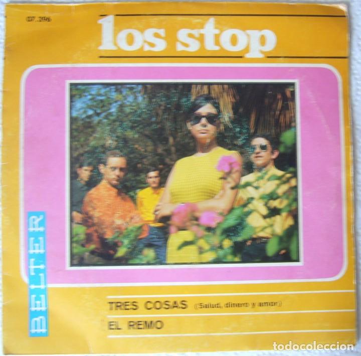 Discos de vinilo: Los Stop. Tres cosas - Foto 1