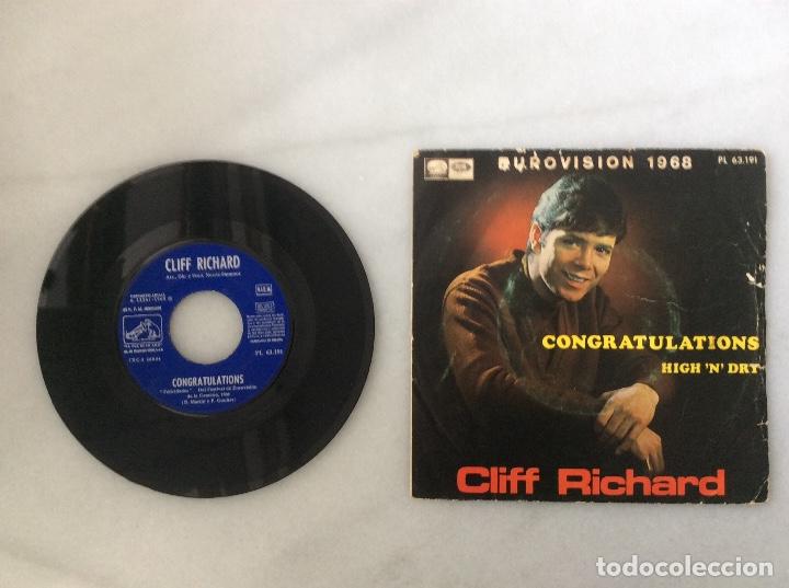 Discos de vinilo: Cliff Richard. Congratulations. Eurovision 1968 - Foto 1