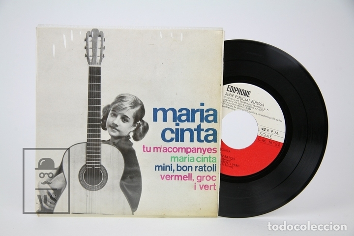 Discos de vinilo: Disco EP De Vinilo - Maria Cinta / Tu MAcompanyes... - Ediphone, 1964 - Foto 1