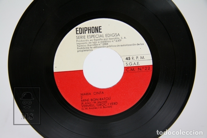Discos de vinilo: Disco EP De Vinilo - Maria Cinta / Tu MAcompanyes... - Ediphone, 1964 - Foto 2