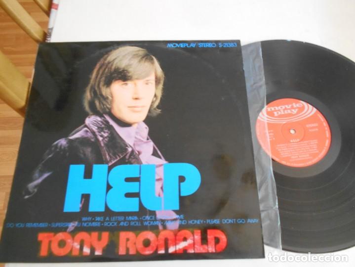 Discos de vinilo: TONY RONALD-LP HELP-SPAIN 1971-NUEVO - Foto 1
