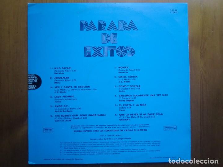 Discos de vinilo: LP PARADA DE &Eacute;XITOS (1974) C&iacute;rculo de Lectores. Muy buen estado - Foto 2