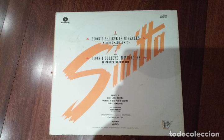 Discos de vinilo: Sinitta- i dont believe in miracles.maxi - Foto 2