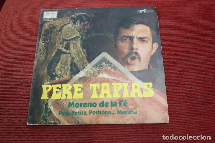 Discos de vinilo: LOTE 3 SINGLES PERE TAPIES - Foto 2
